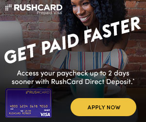 RushCard Prepaid Visa